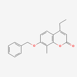 7-(benzyloxy)-4-ethyl-8-methyl-2H-chromen-2-one