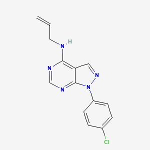 1-(4-chlorophenyl)-N-prop-2-enylpyrazolo[3,4-d]pyrimidin-4-amine