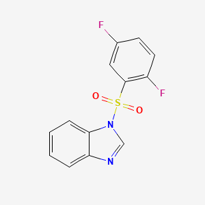 1-[(2,5-difluorophenyl)sulfonyl]-1H-benzimidazole