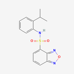 N-[2-(propan-2-yl)phenyl]-2,1,3-benzoxadiazole-4-sulfonamide