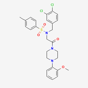 N-(3,4-dichlorobenzyl)-N-{2-[4-(2-methoxyphenyl)piperazin-1-yl]-2-oxoethyl}-4-methylbenzenesulfonamide