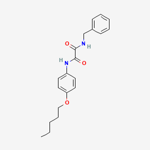 molecular formula C20H24N2O3 B11114445 N-benzyl-N'-[4-(pentyloxy)phenyl]ethanediamide 