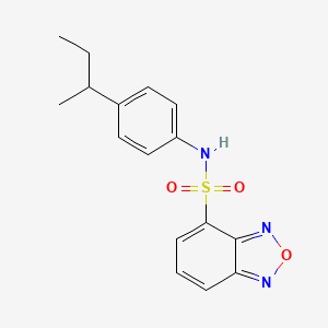 N-[4-(butan-2-yl)phenyl]-2,1,3-benzoxadiazole-4-sulfonamide