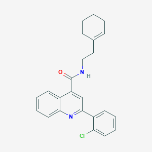 2-(2-chlorophenyl)-N-[2-(cyclohex-1-en-1-yl)ethyl]quinoline-4-carboxamide