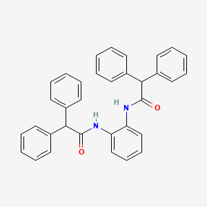 molecular formula C34H28N2O2 B11114540 N,N'-benzene-1,2-diylbis(2,2-diphenylacetamide) 