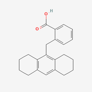 2-(1,2,3,4,5,6,7,8-Octahydroanthracen-9-ylmethyl)benzoic acid