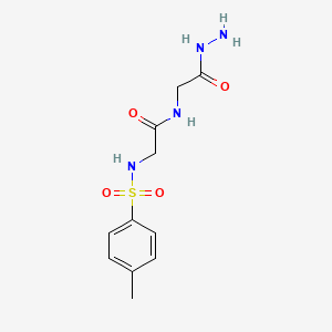 N-(2-hydrazinyl-2-oxoethyl)-N~2~-[(4-methylphenyl)sulfonyl]glycinamide