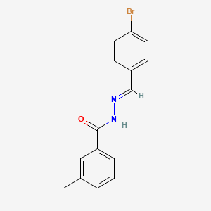 N'-[(E)-(4-bromophenyl)methylidene]-3-methylbenzohydrazide