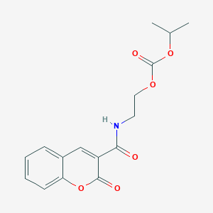 2-{[(2-oxo-2H-chromen-3-yl)carbonyl]amino}ethyl propan-2-yl carbonate