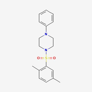 1-[(2,5-Dimethylphenyl)sulfonyl]-4-phenylpiperazine