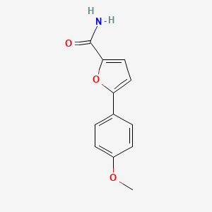 molecular formula C12H11NO3 B11114777 5-(4-Methoxyphenyl)furan-2-carboxamide CAS No. 61941-98-8