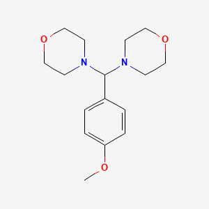 4-[(4-Methoxyphenyl)(morpholino)methyl]morpholine