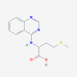 molecular formula C13H15N3O2S B11114835 N-quinazolin-4-ylmethionine 