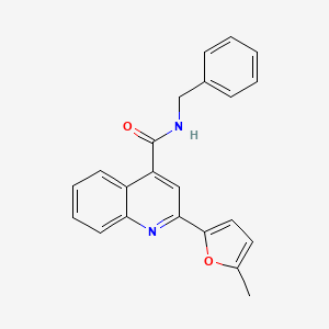 N-benzyl-2-(5-methylfuran-2-yl)quinoline-4-carboxamide