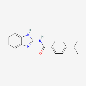 N-(1H-benzimidazol-2-yl)-4-(propan-2-yl)benzamide