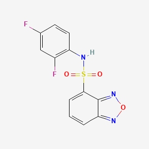 N-(2,4-difluorophenyl)-2,1,3-benzoxadiazole-4-sulfonamide