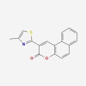 2-(4-methyl-1,3-thiazol-2-yl)-3H-benzo[f]chromen-3-one