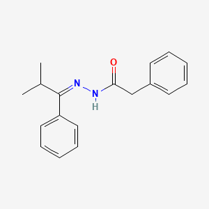 N'-[(1Z)-2-methyl-1-phenylpropylidene]-2-phenylacetohydrazide