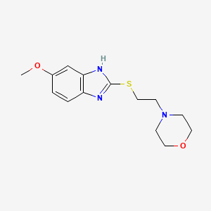 5-Methoxy-2-(morpholylethylthio)benzimidazole