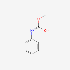 molecular formula C8H8NO2- B11115153 (E)-methoxy(phenylimino)methanolate 