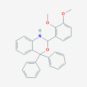 2-(2,3-dimethoxyphenyl)-4,4-diphenyl-1,4-dihydro-2H-3,1-benzoxazine