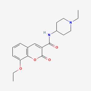 8-ethoxy-N-(1-ethylpiperidin-4-yl)-2-oxo-2H-chromene-3-carboxamide