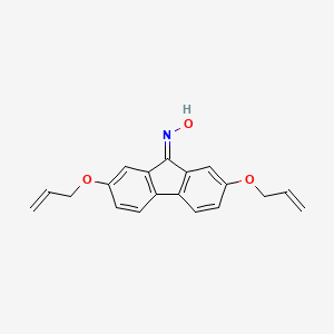 molecular formula C19H17NO3 B11115504 9H-Fluoren-9-one, 2,7-bis(2-propenyloxy)-, oxime CAS No. 321967-00-4