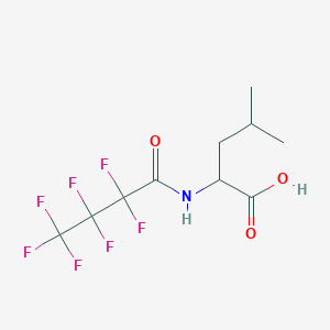 N-(2,2,3,3,4,4,4-heptafluorobutanoyl)leucine