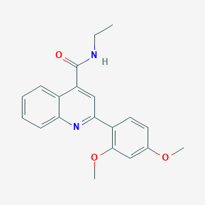 2-(2,4-dimethoxyphenyl)-N-ethylquinoline-4-carboxamide