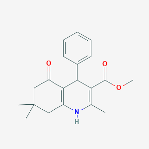 molecular formula C20H23NO3 B11115572 Methyl 2,7,7-trimethyl-5-oxo-4-phenyl-1,4,5,6,7,8-hexahydroquinoline-3-carboxylate 