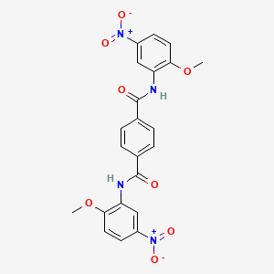 N,N'-bis(2-methoxy-5-nitrophenyl)benzene-1,4-dicarboxamide