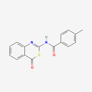 4-Methyl-N-(4-oxo-4H-benzo[d][1,3]thiazin-2-yl)-benzamide