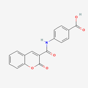 4-{[(2-oxo-2H-chromen-3-yl)carbonyl]amino}benzoic acid