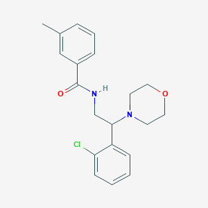 N-[2-(2-chlorophenyl)-2-(morpholin-4-yl)ethyl]-3-methylbenzamide