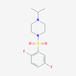 1-[(2,5-Difluorophenyl)sulfonyl]-4-isopropylpiperazine