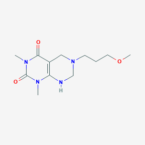 6-(3-methoxypropyl)-1,3-dimethyl-5,6,7,8-tetrahydropyrimido[4,5-d]pyrimidine-2,4(1H,3H)-dione