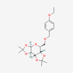 (1S,2R,6R,8R,9S)-8-[(4-ethoxyphenyl)methoxymethyl]-4,4,11,11-tetramethyl-3,5,7,10,12-pentaoxatricyclo[7.3.0.02,6]dodecane