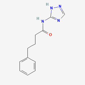 4-phenyl-N-(4H-1,2,4-triazol-3-yl)butanamide