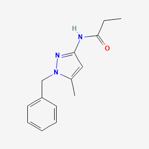 N-(1-Benzyl-5-methyl-1H-pyrazol-3-YL)propanamide