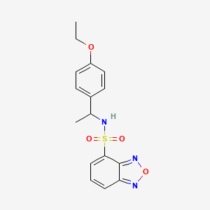 N-[1-(4-ethoxyphenyl)ethyl]-2,1,3-benzoxadiazole-4-sulfonamide