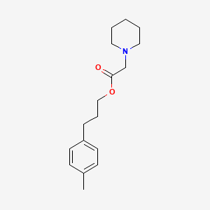 3-(4-Methylphenyl)propyl piperidin-1-ylacetate