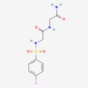 molecular formula C10H12IN3O4S B11116162 N-[(4-iodophenyl)sulfonyl]glycylglycinamide 