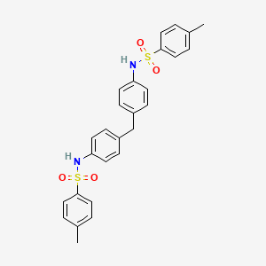 4-Methyl-N-[4-(4-{[(4-methylphenyl)sulfonyl]amino}benzyl)phenyl]benzenesulfonamide