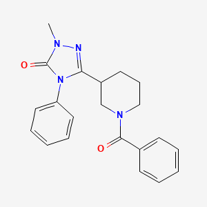 3-(1-benzoylpiperidin-3-yl)-1-methyl-4-phenyl-1H-1,2,4-triazol-5(4H)-one