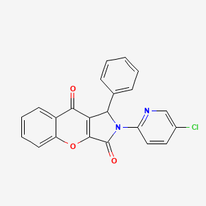 2-(5-Chloropyridin-2-yl)-1-phenyl-1,2-dihydrochromeno[2,3-c]pyrrole-3,9-dione