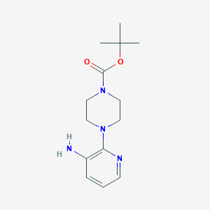 molecular formula C₁₄H₂₂N₄O₂ B111163 叔丁基-4-(3-氨基吡啶-2-基)哌嗪-1-羧酸酯 CAS No. 111669-25-1