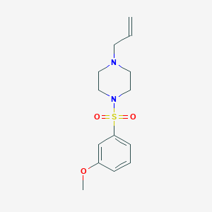 1-[(3-Methoxyphenyl)sulfonyl]-4-(prop-2-en-1-yl)piperazine