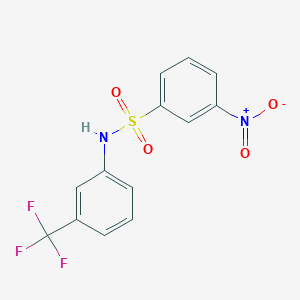 3-nitro-N-[3-(trifluoromethyl)phenyl]benzenesulfonamide