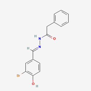 N'-[(E)-(3-bromo-4-hydroxyphenyl)methylidene]-2-phenylacetohydrazide