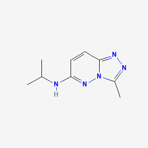 3-methyl-N-(propan-2-yl)[1,2,4]triazolo[4,3-b]pyridazin-6-amine